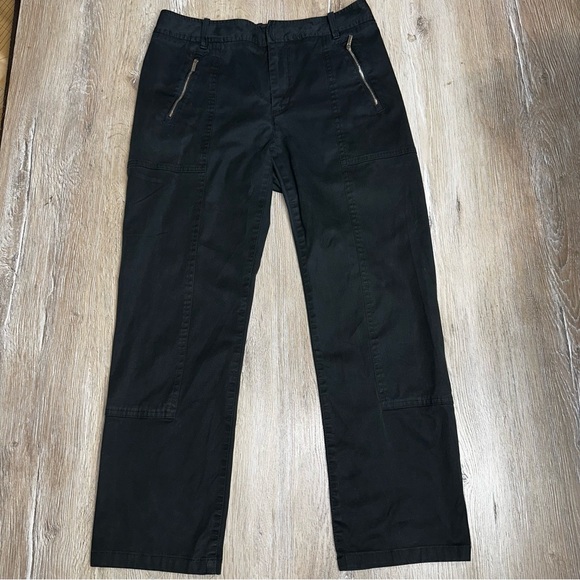 Ralph Lauren Pants - Polo Ralph Lauren Golf Womens Chino Pants Size 6 Black Flat Front Zipper Pockets